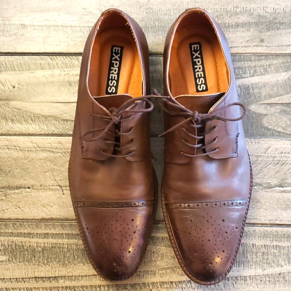 Men's Express Leather Dress Shoes!